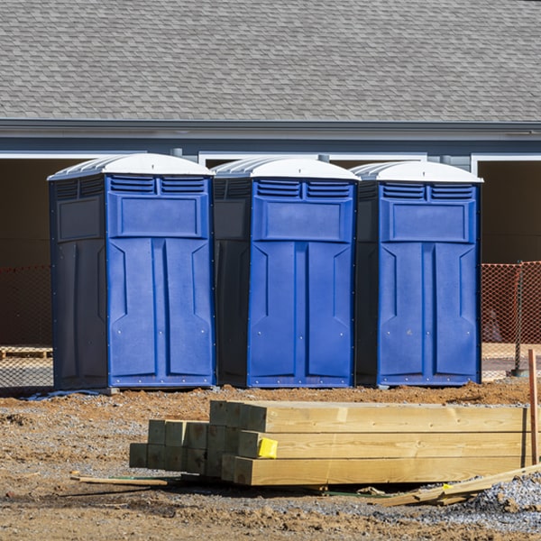 how do you dispose of waste after the porta potties have been emptied in Chrisney